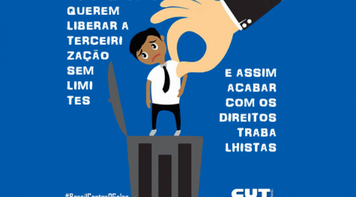 CUT convoca dirigentes para barrar golpe da terceirização