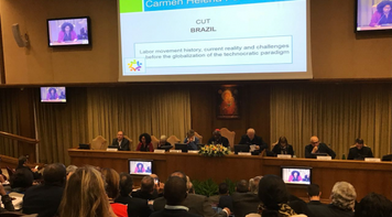 CUT denuncia no Vaticano ataques do governo golpista aos direitos sociais e trabalhistas no Brasil