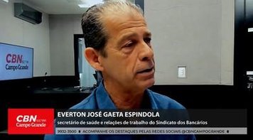 Secretário de Saúde do SEEBCG-MS alerta para adoecimento mental da categoria em entrevista à CBN