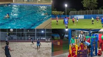 Onda de calor impulsiona atividades no clube de campo do SEEBCG-MS