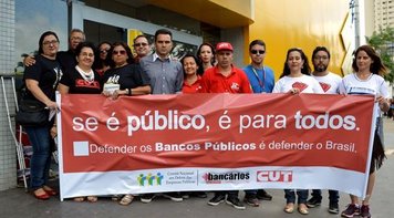 Sindicato inicia jornada de manifestações em defesa dos bancos públicos no Pará