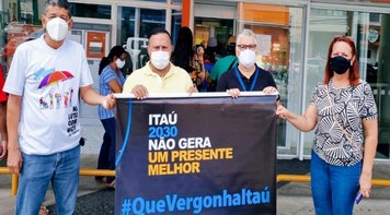 Funcionários do Itaú lutam por valorização e pela Vida