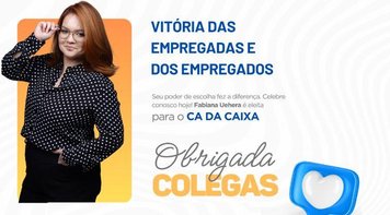 Vitória das empregadas e empregados: Fabi vence eleição do CA da Caixa