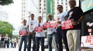 Greve bancária ganha mais força nesse terceiro dia