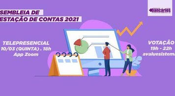 Sindicato convoca assembleia para prestação de contas 2021