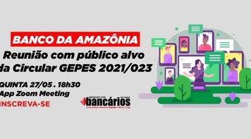 Reunião com público alvo da Circular GEPES 2021/023 nessa quinta 27. Inscreva-se! 
