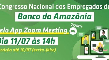 Congresso do Banco da Amazônia é nesse sábado 11. Inscreva-se!