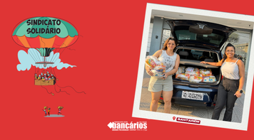 Sindicato doa cestas básicas durante ‘Corrida Solidária pelos Ribeirinhos’ em Santarém