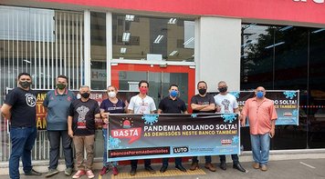 Em Dia Nacional de Luta, bancários fecham agências do Bradesco em Rondônia