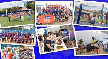 Bancári@s celebram Dia do Trabalhador no clube de campo do SEEBCG-MS