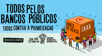 Bancários vão a Brasília nesta quarta-feira 15 defender bancos públicos e os planos de saúde