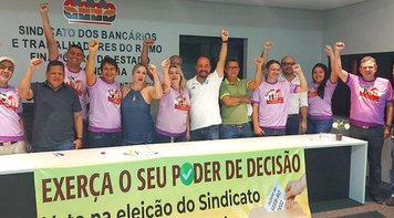 Com aprovação recorde, bancários e cooperativários elegem a primeira mulher à presidência do SEEB-RO