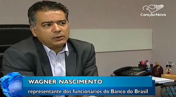 Dirigente da Contraf-CUT, Wagner Nascimento, em entrevista para a TV Canção Nova, fala sobre o plano do BB de fechar agências