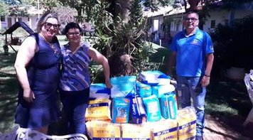 Sindicato faz doação para lar de idosos em Campo Grande MS