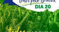 Movimentos sociais fazem neste sábado 20 atos em defesa da democracia, dos direitos e contra Bolsonaro 