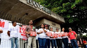 Pará fecha semana de greve com 74% das agências paradas