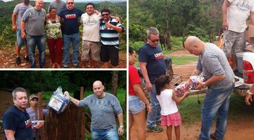 Sindicato leva doações à comunidade Córrego do Ouro