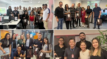 SEEBCG-MS entrega panetones e jornal de retrospectiva aos bancários de Campo Grande