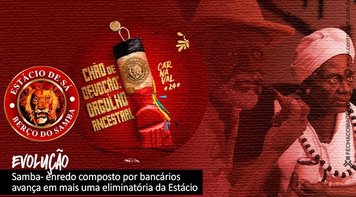 Samba de bancários para Estácio passa pela segunda eliminatória