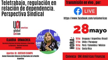 Uni Américas realiza Seminário online sobre regulamentação de trabalho