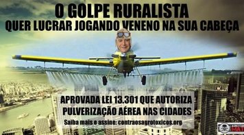 Temer aprova pulverização aérea de veneno nas cidades