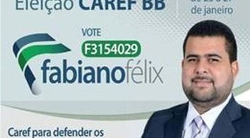 Contraf-CUT apoia Fabiano Felix para o Caref no BB. Eleição inicia nesta segunda(23)