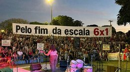 Festival do Trabalhador mobiliza Dourados pelo fim da escala 6x1 no 1º de Maio