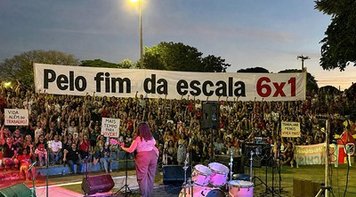Festival do Trabalhador mobiliza Dourados pelo fim da escala 6x1 no 1º de Maio