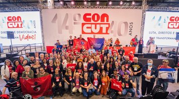 CUT encerra 14º Congresso com aprovação de novo Plano de Lutas para 2023-2027