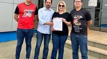 No lançamento da campanha Menos Metas, Mais Saúde, Fetec-CUT/CN exige melhor atendimento do INSS