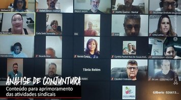 Fetec-CUT/CN participa de curso de análise de conjuntura da Contraf-CUT