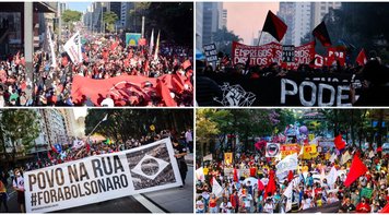 24J contra Bolsonaro reúne centenas de milhares pessoas em 509 atos no Brasil e no exterior