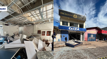 Tiros, bombas e terror: último dia do mês foi de ataque nas duas únicas agências bancárias em Garrafão do Norte