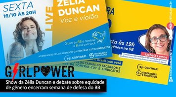 Com show virtual, Zélia Duncan encerra nesta sexta 16 programação da campanha em defesa do Banco do Brasil