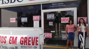 Greve chega ao nono dia com bancários coesos na paralisação