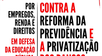 Bancários DF aprovam adesão à Greve Geral desta sexta 14 pelo direito à aposentadoria