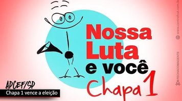 Chapa 1 vence eleição da Apcef/SP
