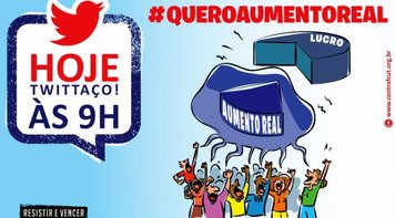 Twittaço: Bancários reivindicam aumento real