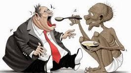 As 26 pessoas mais ricas do mundo têm tanto quanto os 50% mais pobres, revela a Oxfam