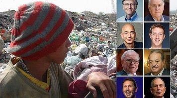 DESIGUALDADE: Oito homens têm a mesma riqueza que os 3,6 bilhões mais pobres do mundo