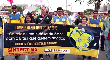 Funcionários dos Correios entram em greve contra retirada de direitos