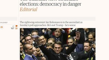 Mundo teme pelo Brasil. 'A maior democracia da América Latina está em perigo', diz jornal britânico