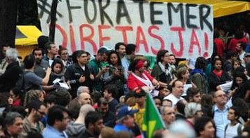 VOTO DIRETO: Movimentos defendem Diretas Já para pôr fim à crise e preservar direitos