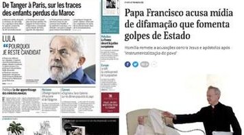 Manchetômetro: o dia em que os jornais quiseram esconder Lula e o papa Francisco