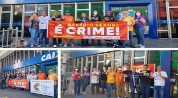 Bancárias e Bancários do SEEB-MT unem vozes contra o assédio moral e sexual nos bancos "Basta de Assédio"