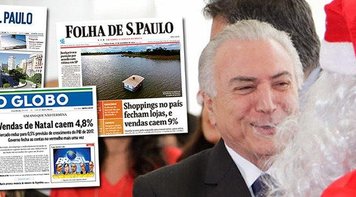 A conta do fiasco do natal é também da imprensa