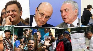 Desemprego recorde tem responsáveis: Aécio, Cunha, Temer e Meirelles