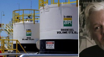 Assange: "Fragilizar a Petrobras é uma forma de fortalecer os militares"