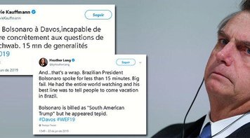 Imprensa mundial fala em “grande fracasso” de Bolsonaro em Davos