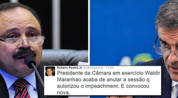 Maranhão anula sessão que aprovou o Impeachment